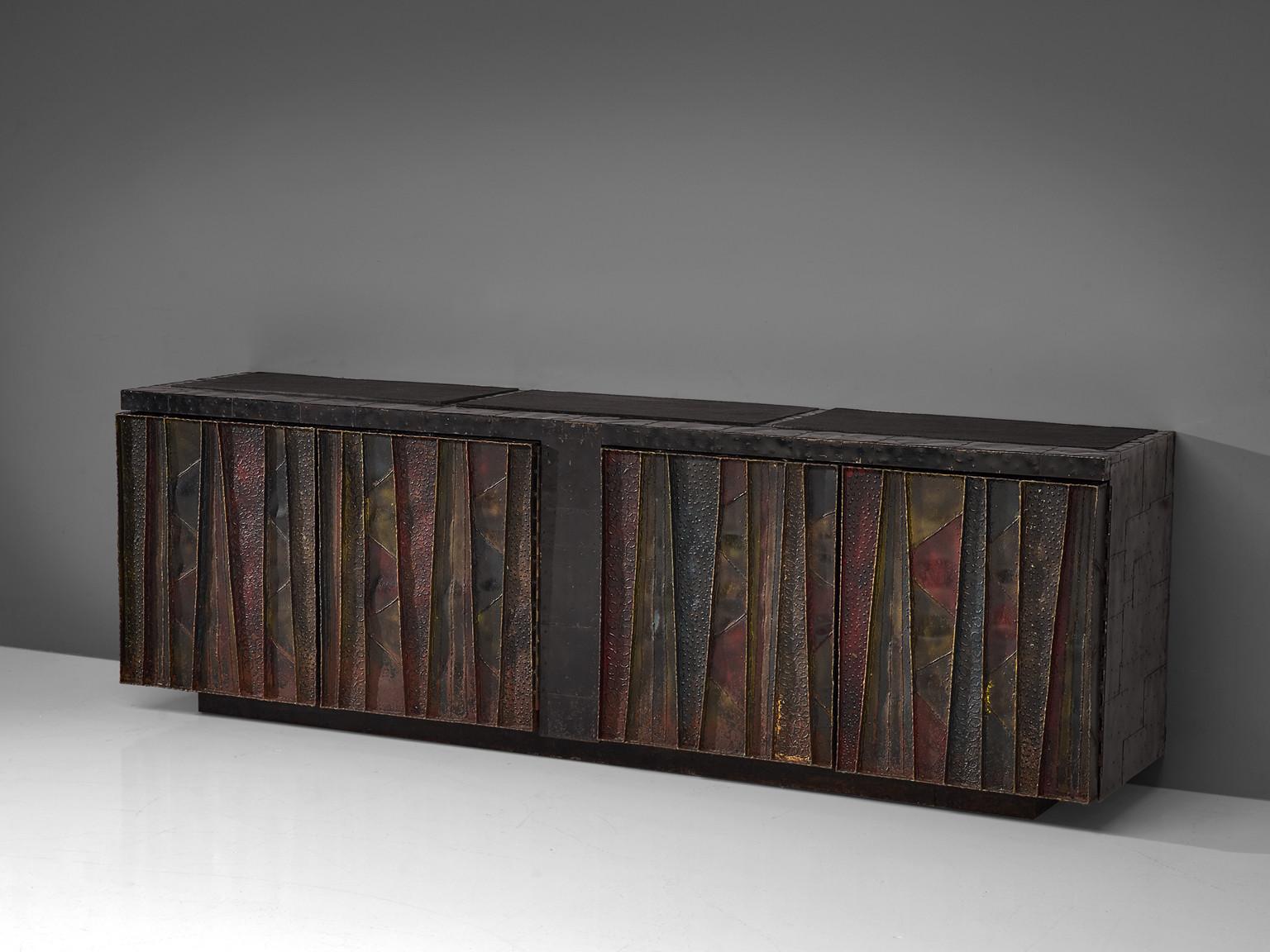 Paul Evans for Paul Evans Studio, steel, slate, wood, United States, 1972

Paul Evans handcrafted 