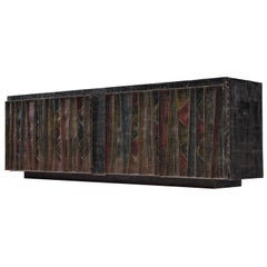 Paul Evans 'Deep Relief' Sideboard in Metal