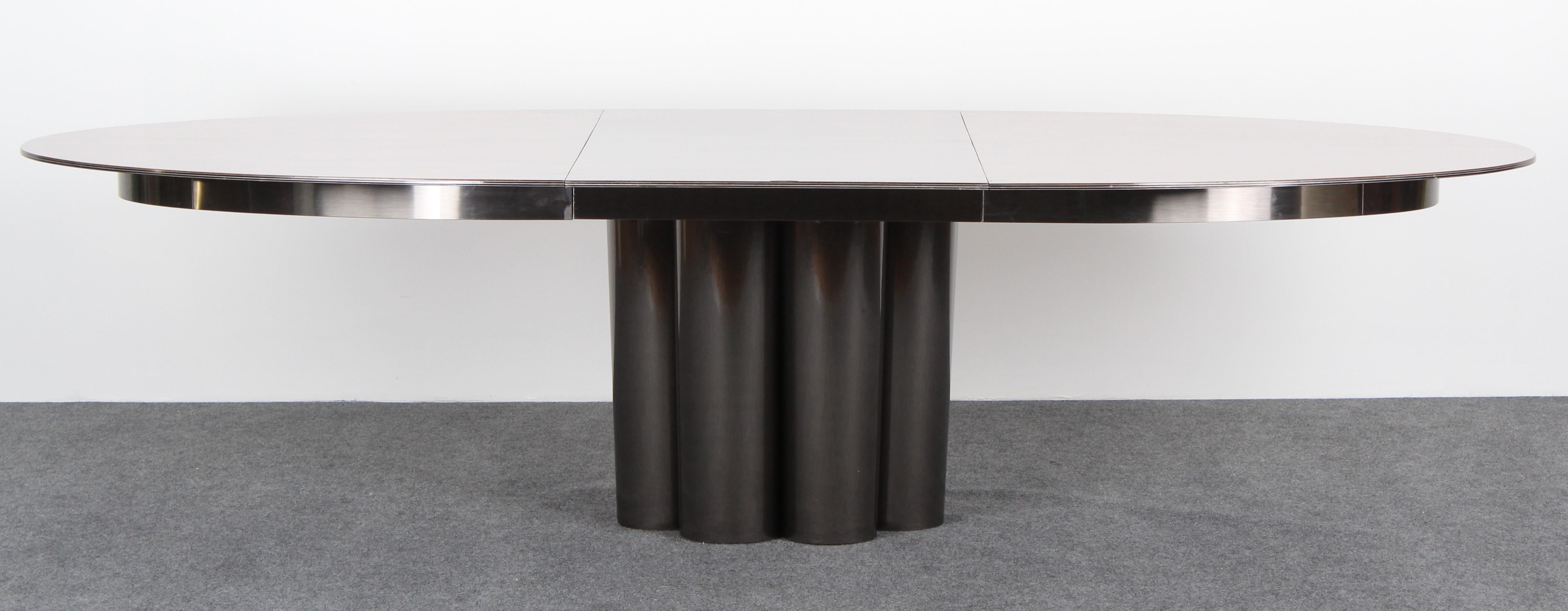 Mid-Century Modern Paul Evans Directional Oval Dining Table, 1975