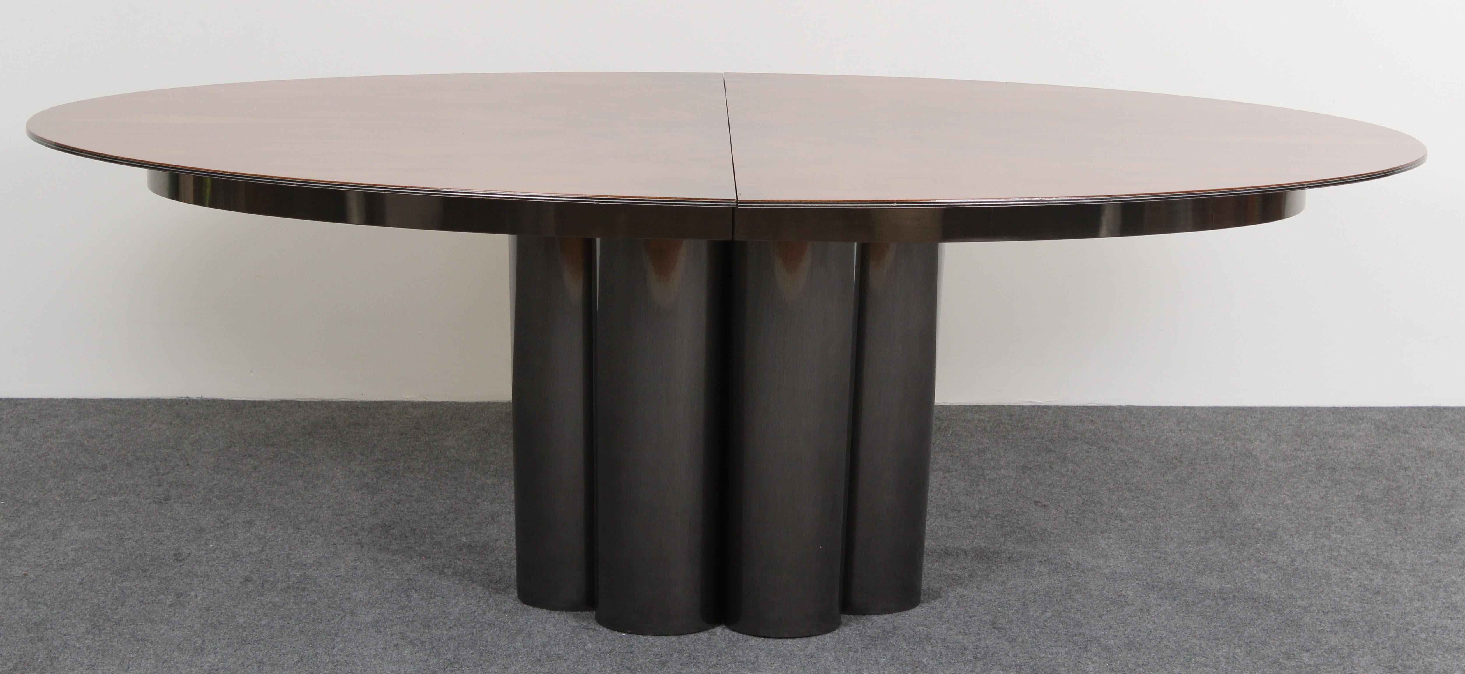 Late 20th Century Paul Evans Directional Oval Dining Table, 1975