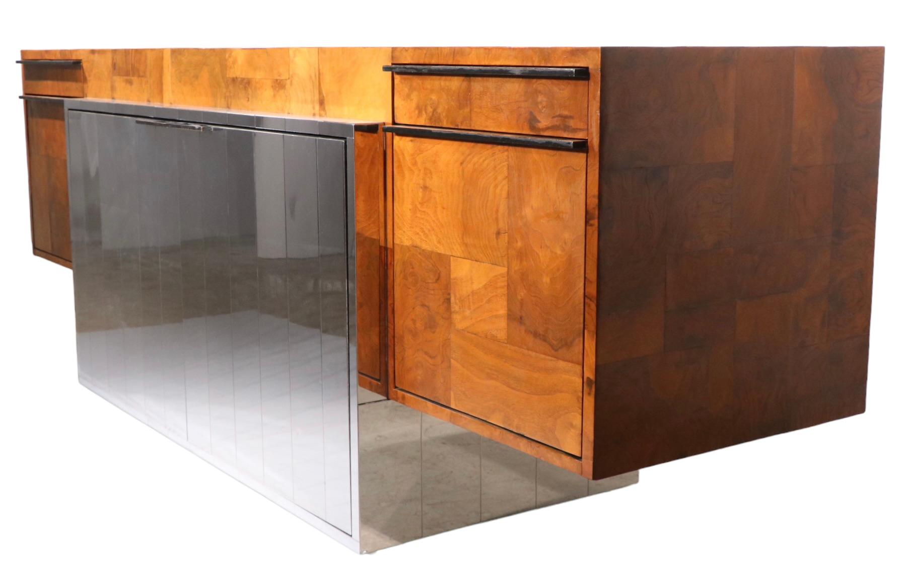 Paul Evans Directional Patchwork Credenza, c 1970's 9