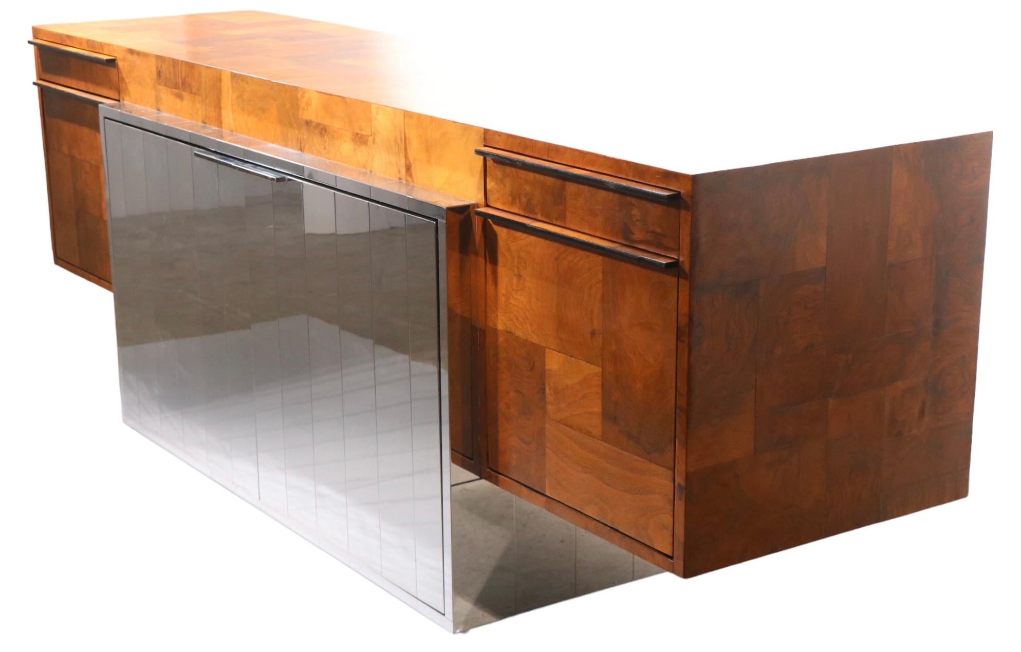 Paul Evans Directional Patchwork Credenza, c 1970's For Sale 10