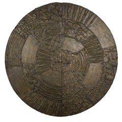 Paul Evans, Brutalist, Sculpted Bronze, Bar Cabinet, USA, 1974