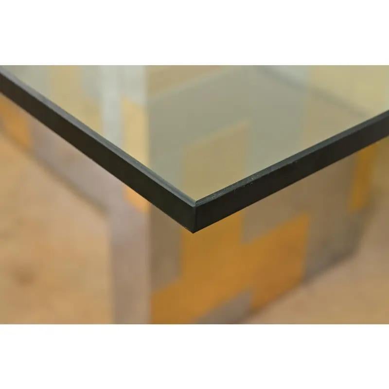 Paul Evans for Directional Cityscape Chrome Pedestal Dining Table, 1970s For Sale 1