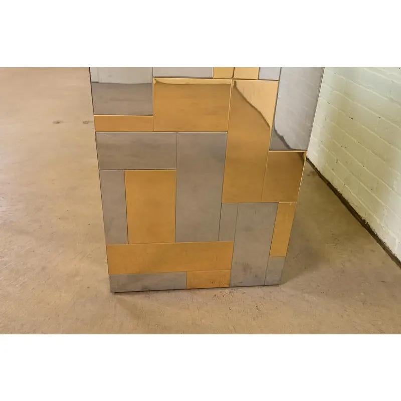 Paul Evans for Directional Cityscape Chrome Pedestal Dining Table, 1970s For Sale 2