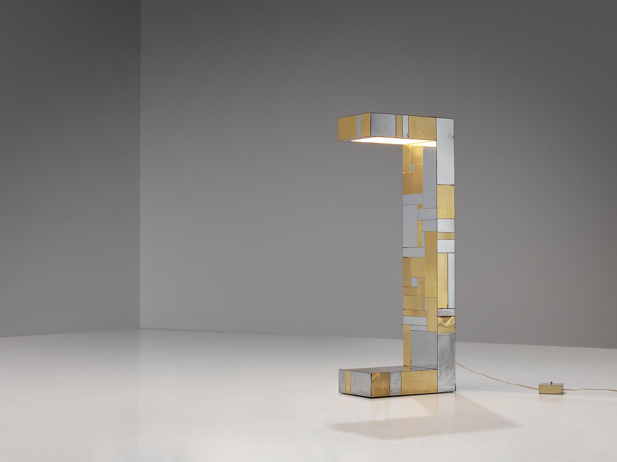 Paul Evans for Directional 'Cityscape' Floor Lamp  In Good Condition For Sale In Waalwijk, NL