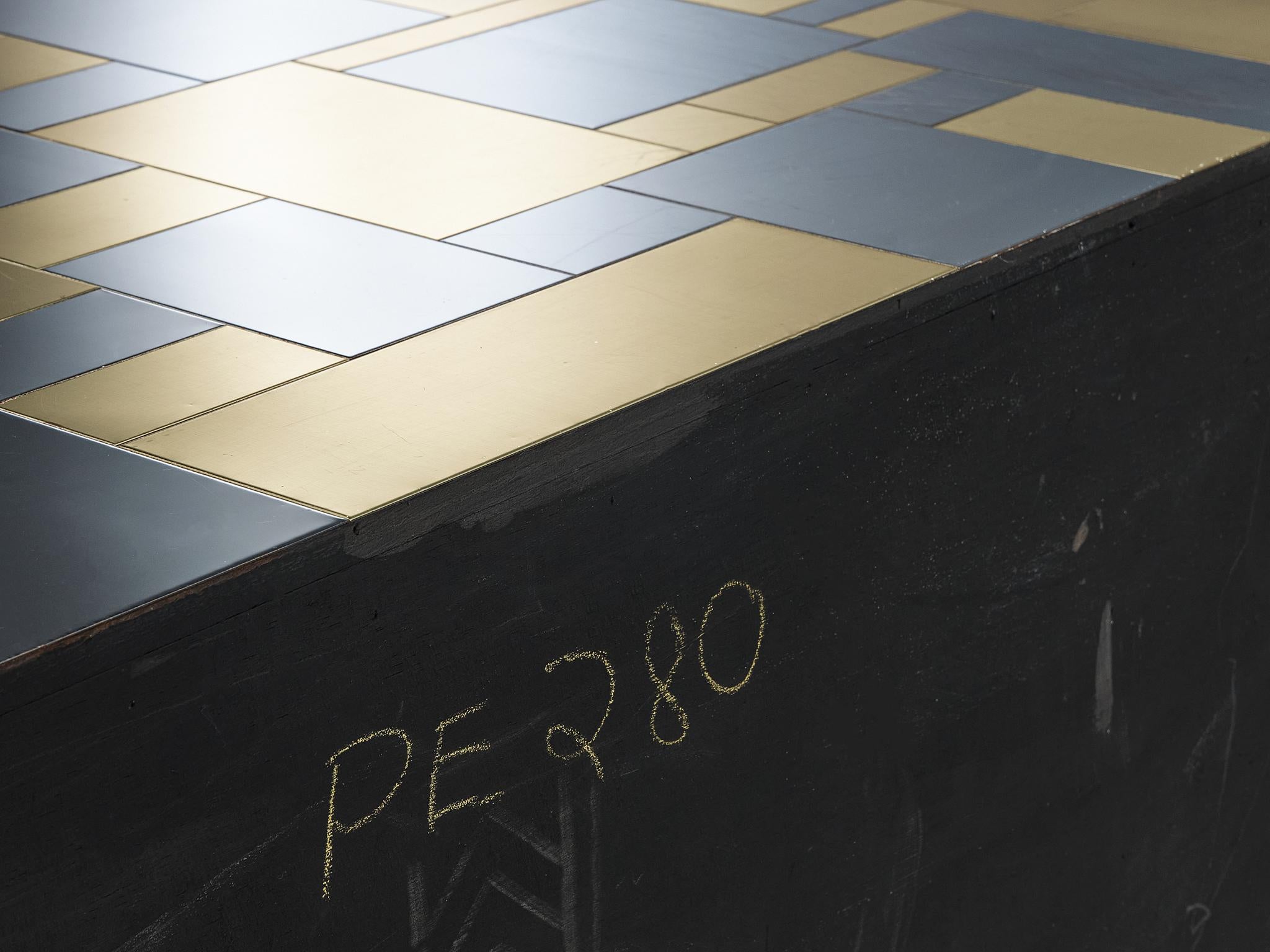 Paul Evans für Directional 'Cityscape' PE280 Sideboard aus Stahl und Messing im Angebot 9