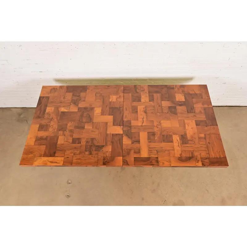 Paul Evans for Directional Cityscape Pedestal Extension Dining Table, 1970 en vente 3