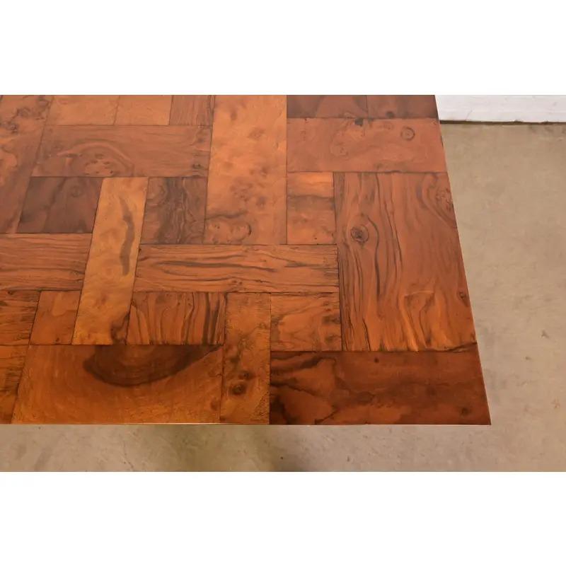 Paul Evans for Directional Cityscape Pedestal Extension Dining Table, 1970 en vente 4