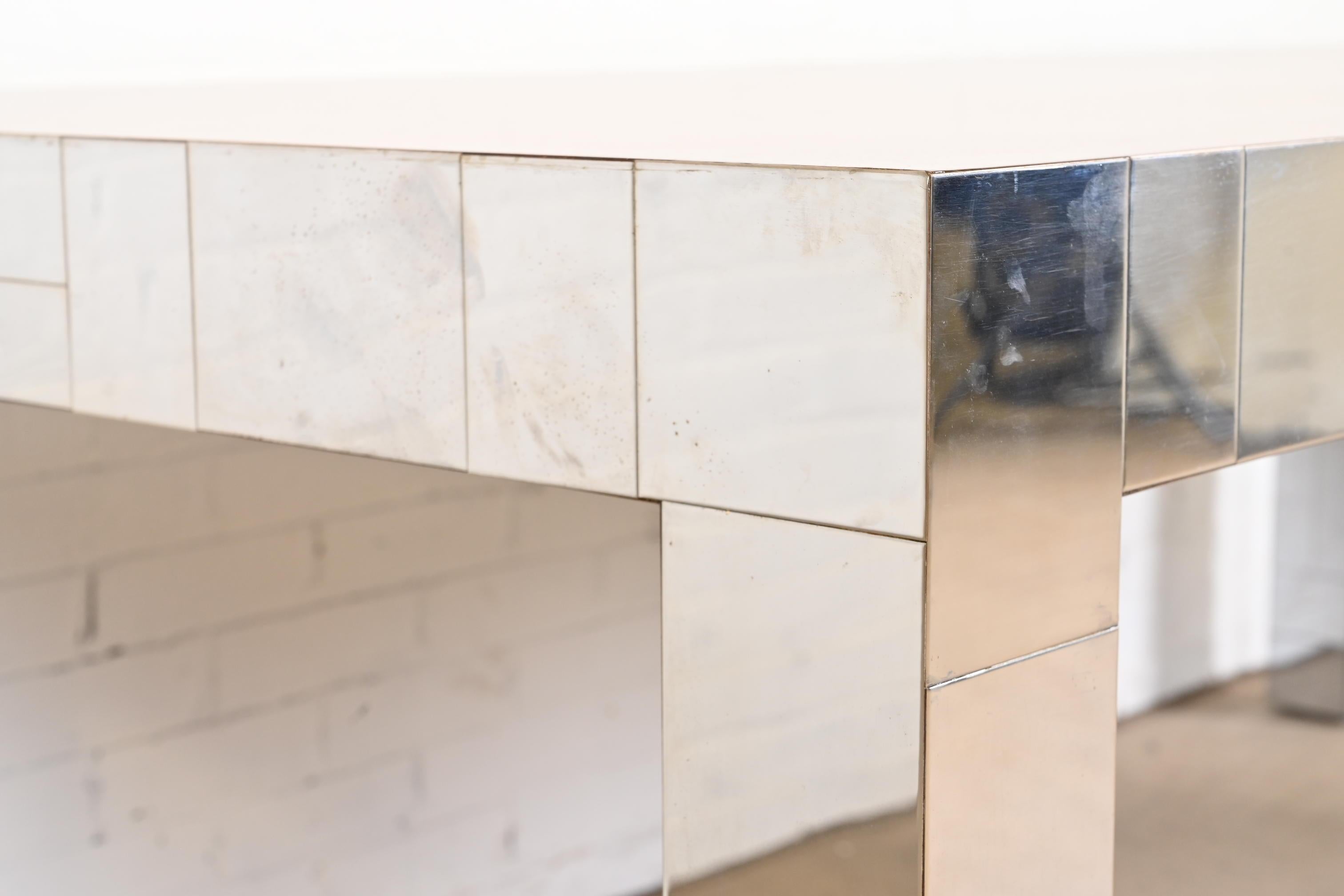 Paul Evans for Directional Cityscape Rosewood and Chrome Parsons Dining Table 1