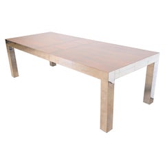 Paul Evans for Directional Cityscape Rosewood and Chrome Parsons Dining Table