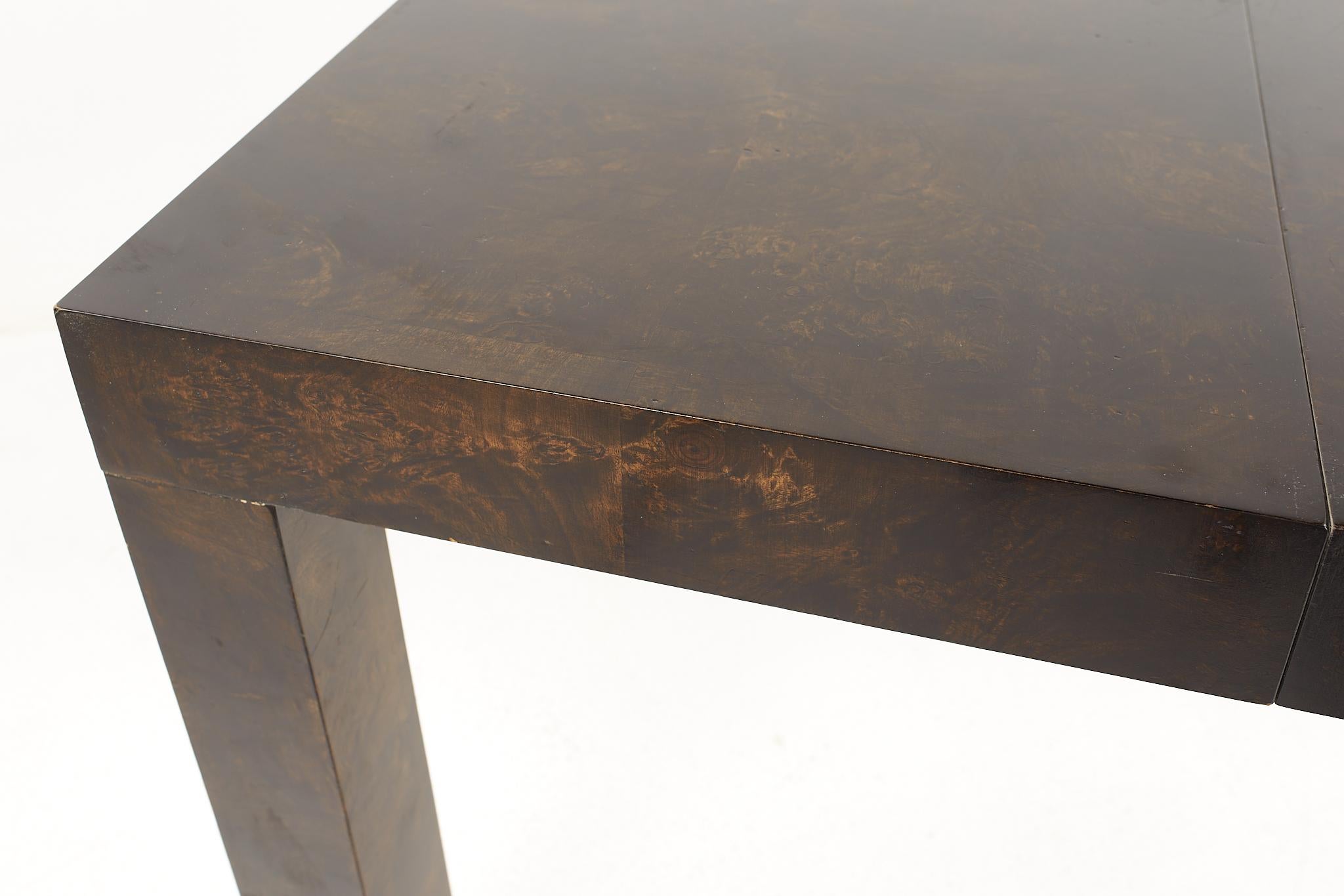 Table en bois de broussin patchwork du milieu du siècle dernier de style paysage urbain Paul Evans pour Directional en vente 2