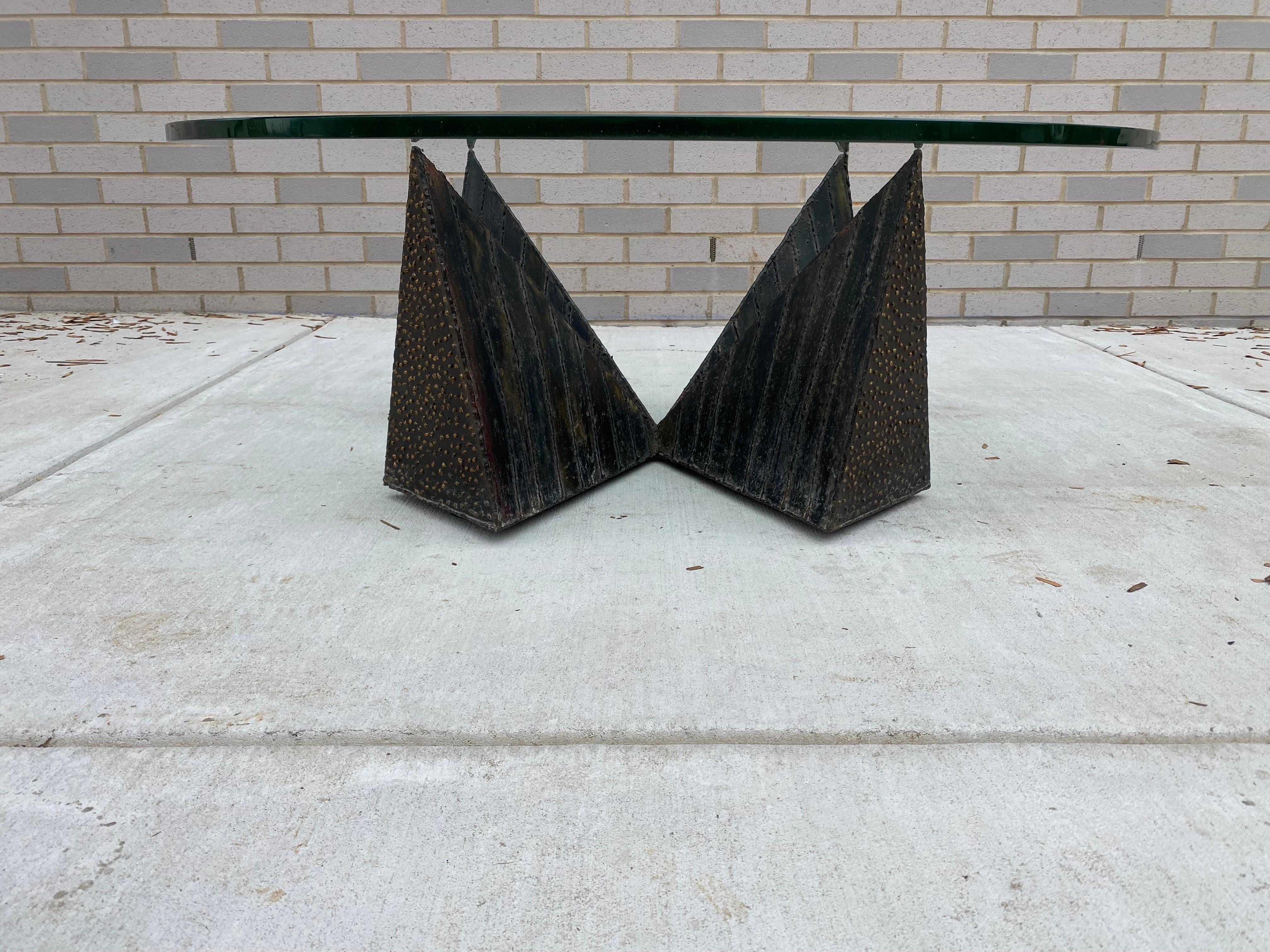 Late 20th Century Paul Evans for Directional Model PE-14 Coffee Table For Sale
