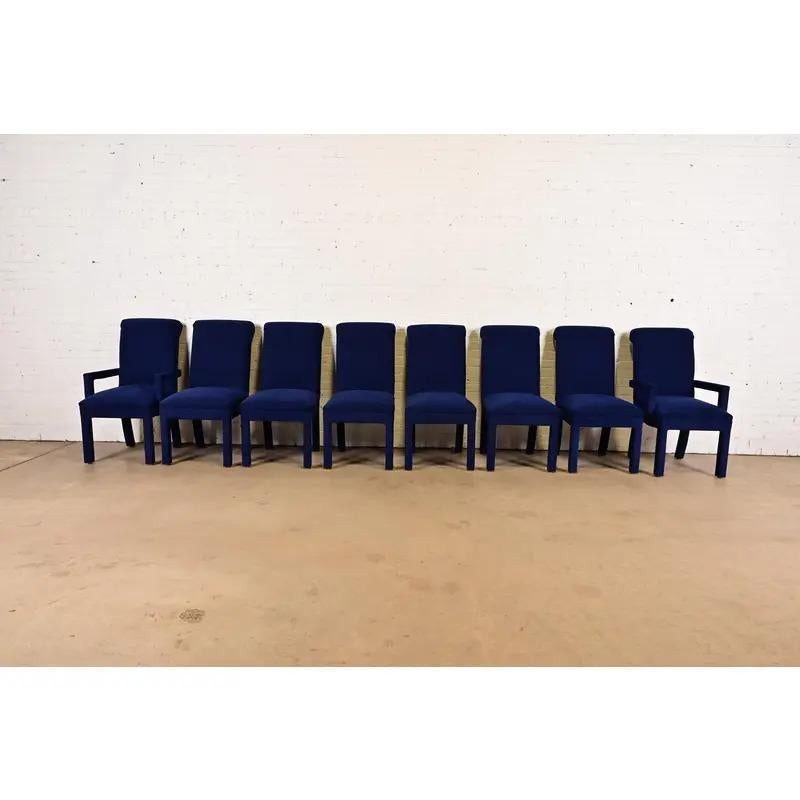 Moderno Paul Evans per Directional Modern Parsons, Set di otto sedie da pranzo in vendita