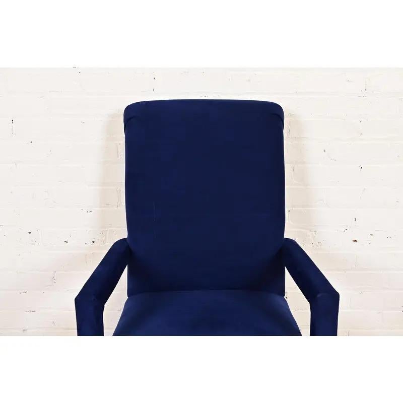 Tappezzeria Paul Evans per Directional Modern Parsons, Set di otto sedie da pranzo in vendita