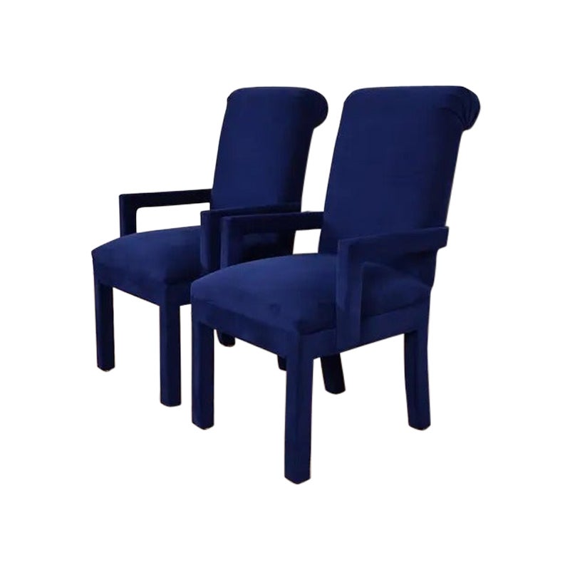 Paul Evans per Directional Modern Poltrone imbottite Parsons, Coppia in vendita