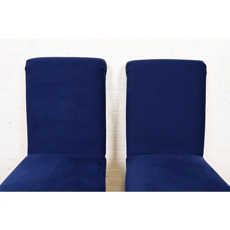 Tappezzeria Paul Evans per Directional Modern Parsons, Sedie da pranzo imbottite, Set di sei in vendita