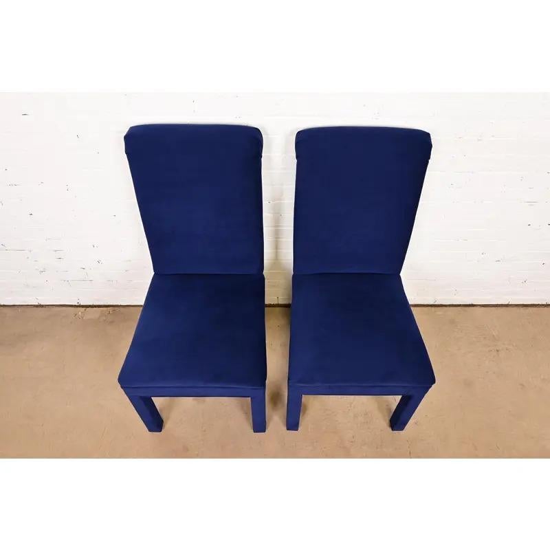 Paul Evans für Directional Modern Parsons gepolsterte Beistellstühle oder Esszimmerstühle (Ende des 20. Jahrhunderts) im Angebot