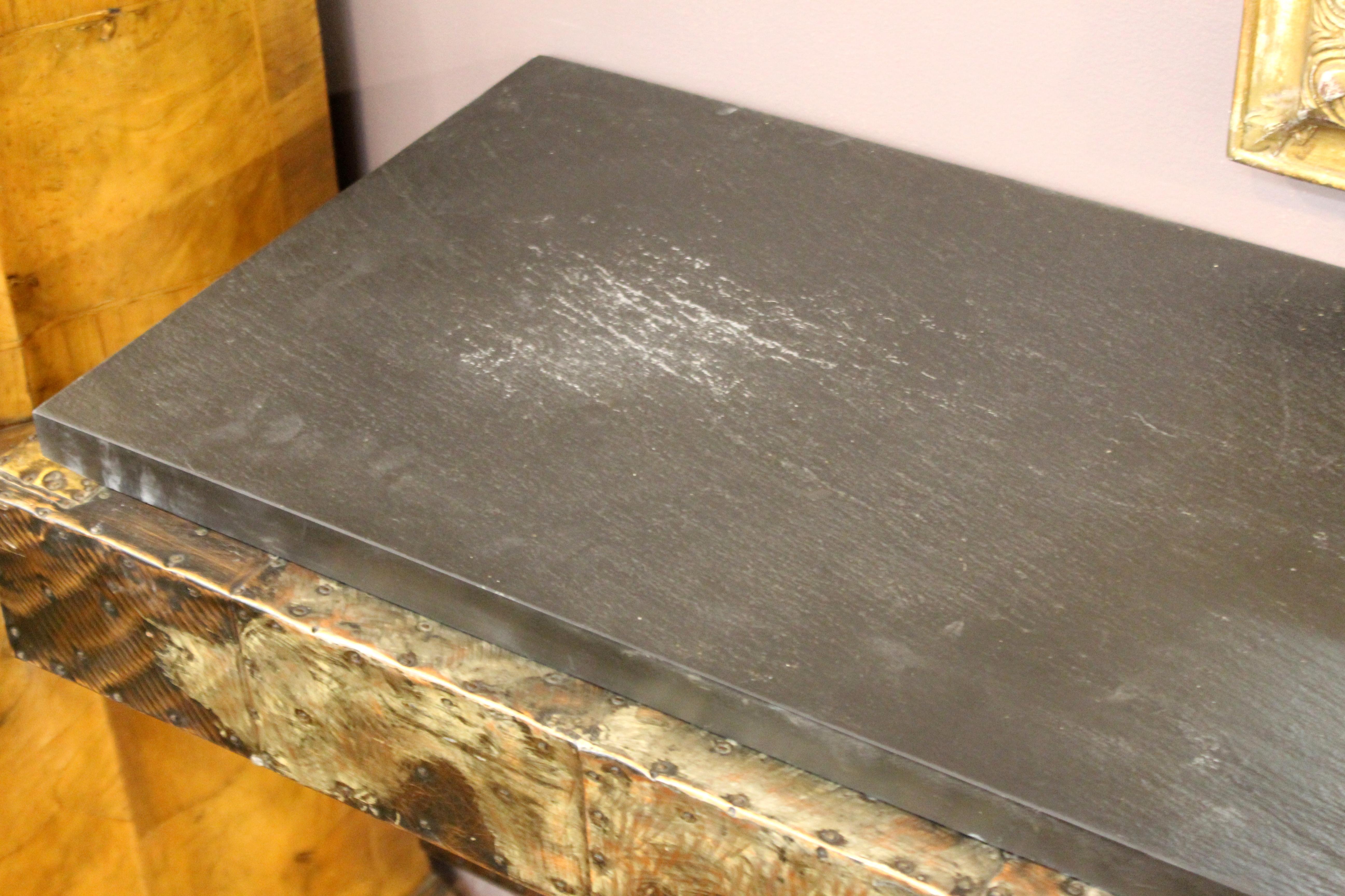 Paul Evans for Directional Modern Patchwork Wall-Mounted Console 2