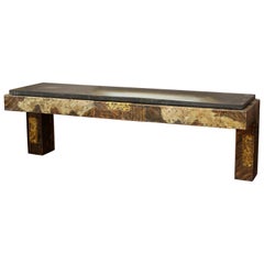 Paul Evans for Directional Modern Patchwork Wall-Mounted Console