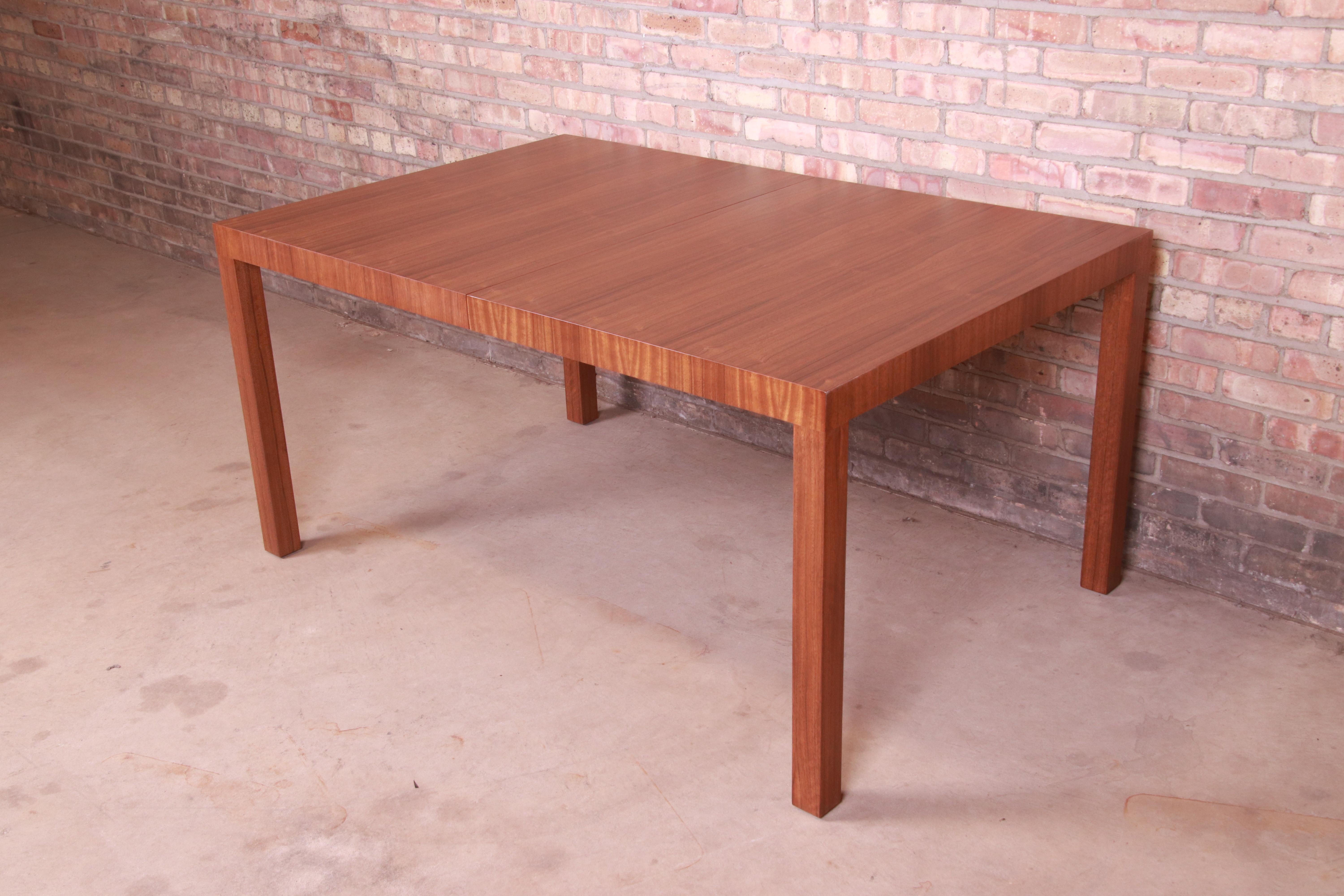 Paul Evans for Directional Paldao Wood Parsons Dining Table, Newly Refinished 7