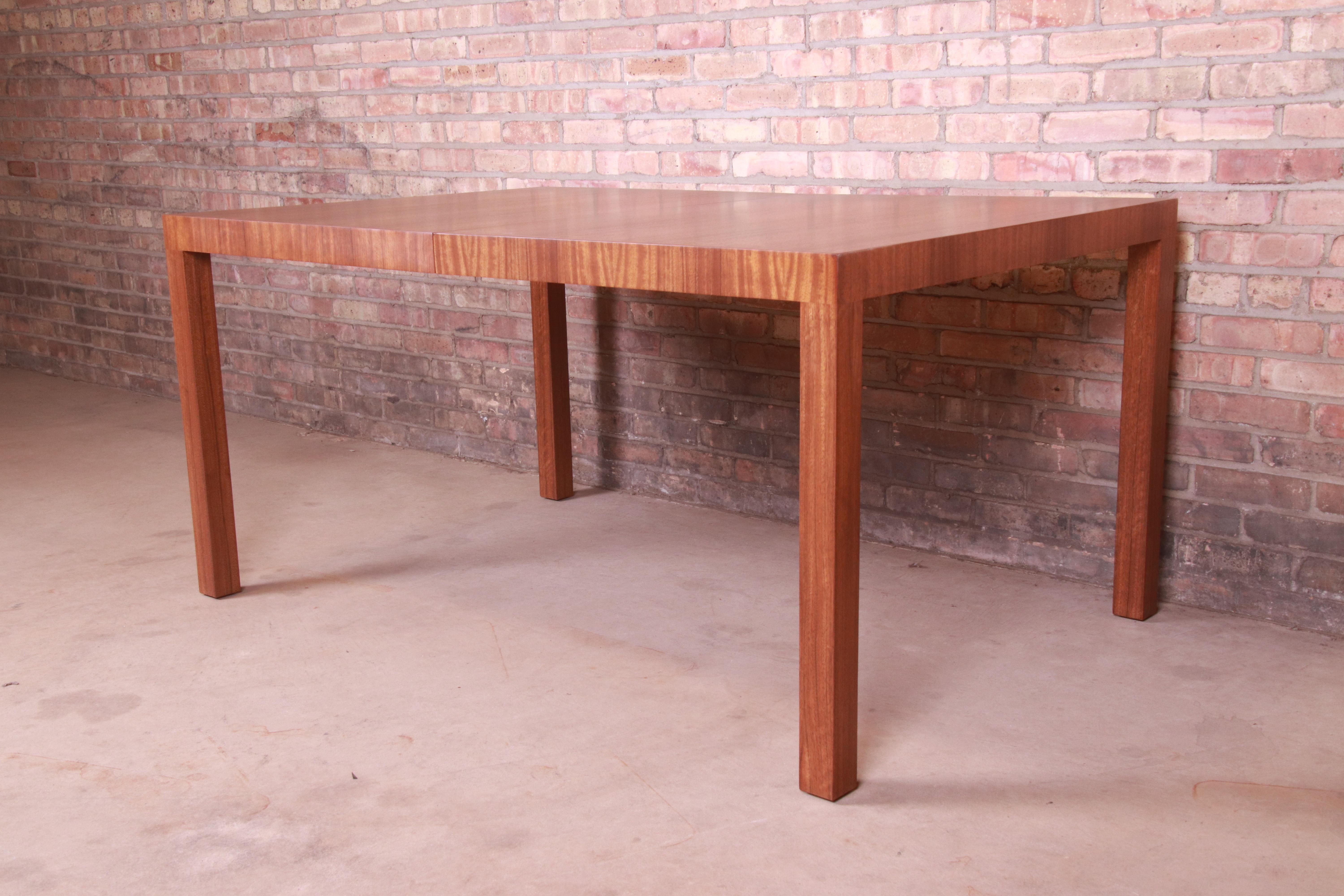 Paul Evans for Directional Paldao Wood Parsons Dining Table, Newly Refinished 8