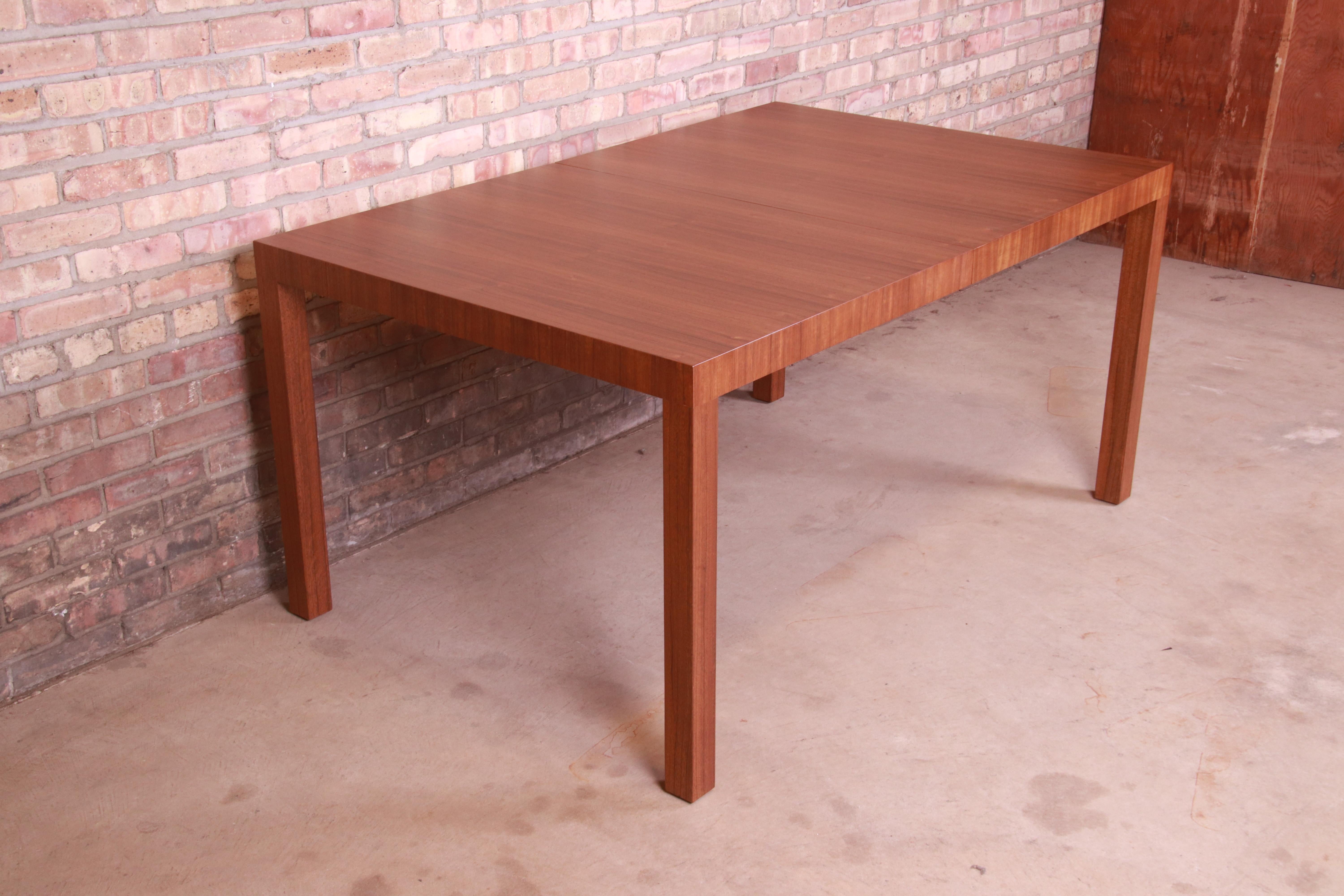 Paul Evans for Directional Paldao Wood Parsons Dining Table, Newly Refinished 9
