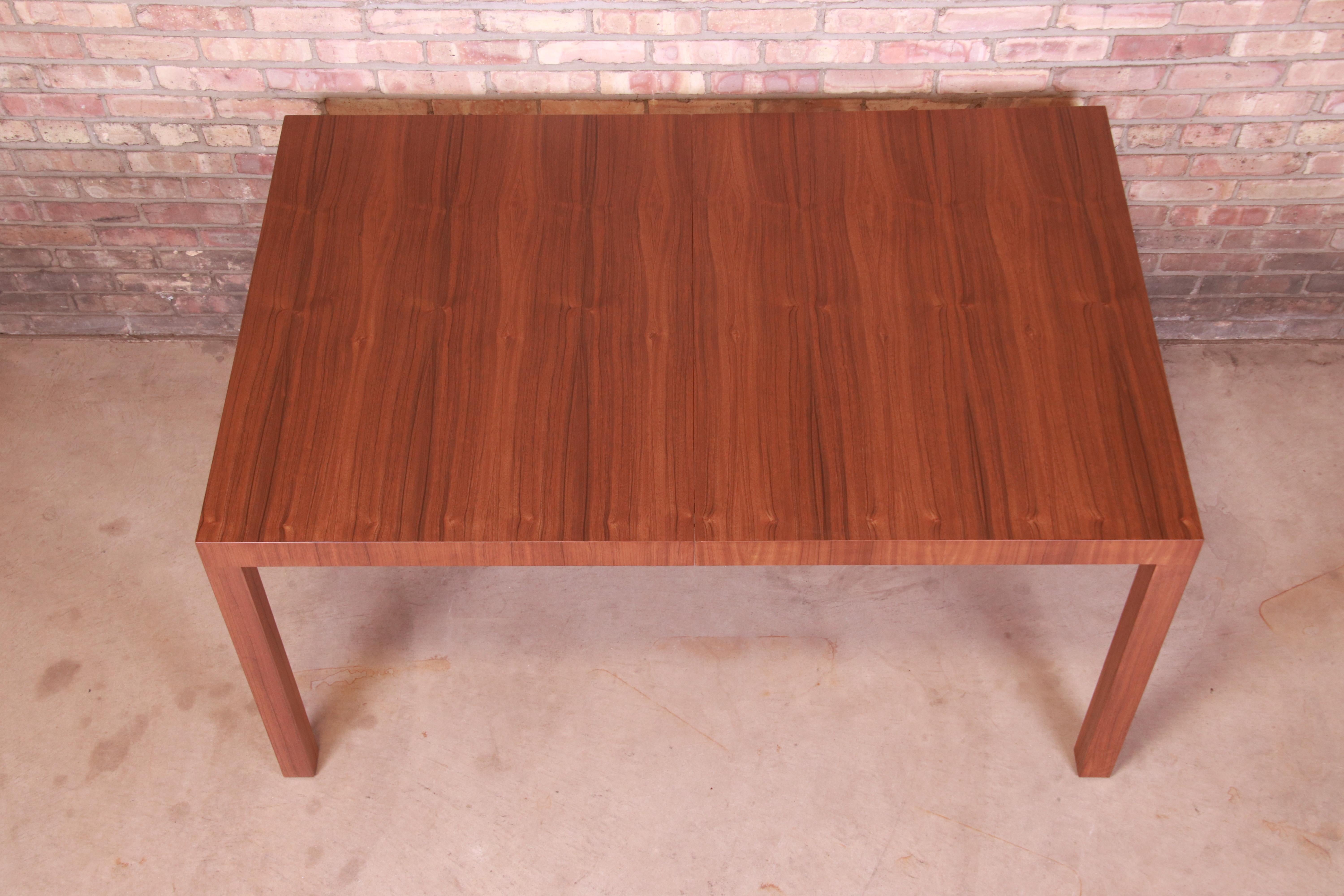 Paul Evans for Directional Paldao Wood Parsons Dining Table, Newly Refinished 11