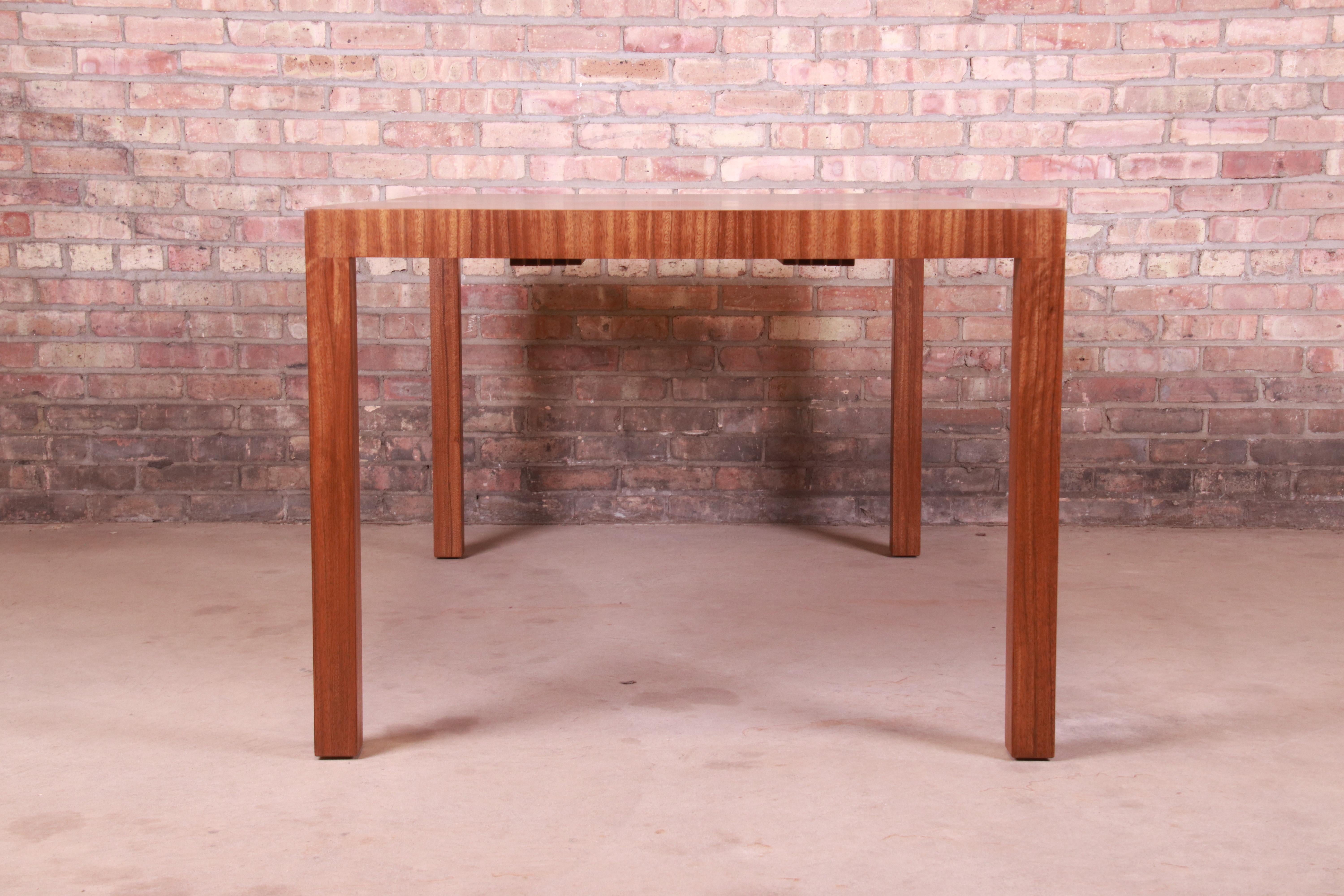 Paul Evans for Directional Paldao Wood Parsons Dining Table, Newly Refinished 12