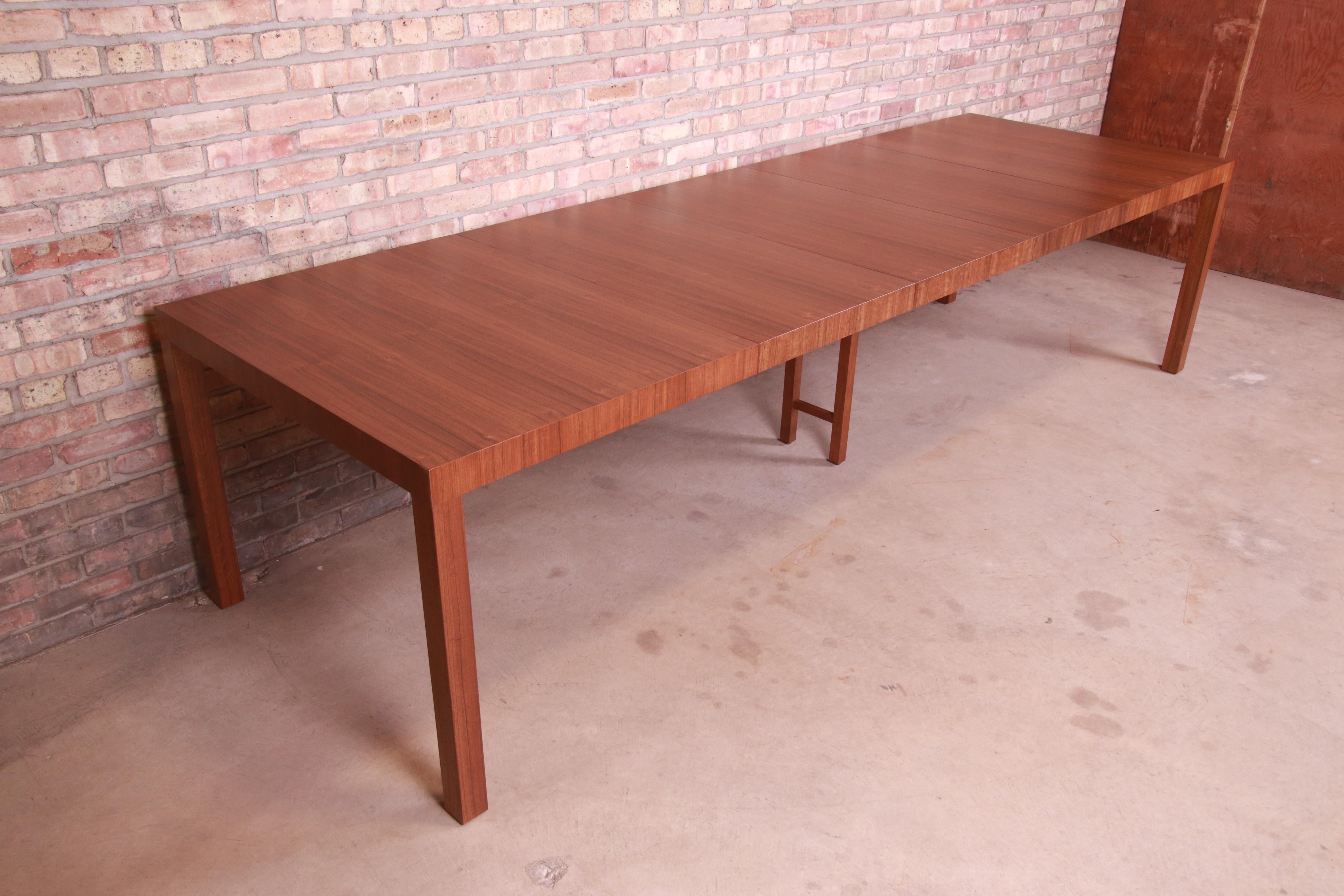Late 20th Century Paul Evans for Directional Paldao Wood Parsons Dining Table, Newly Refinished