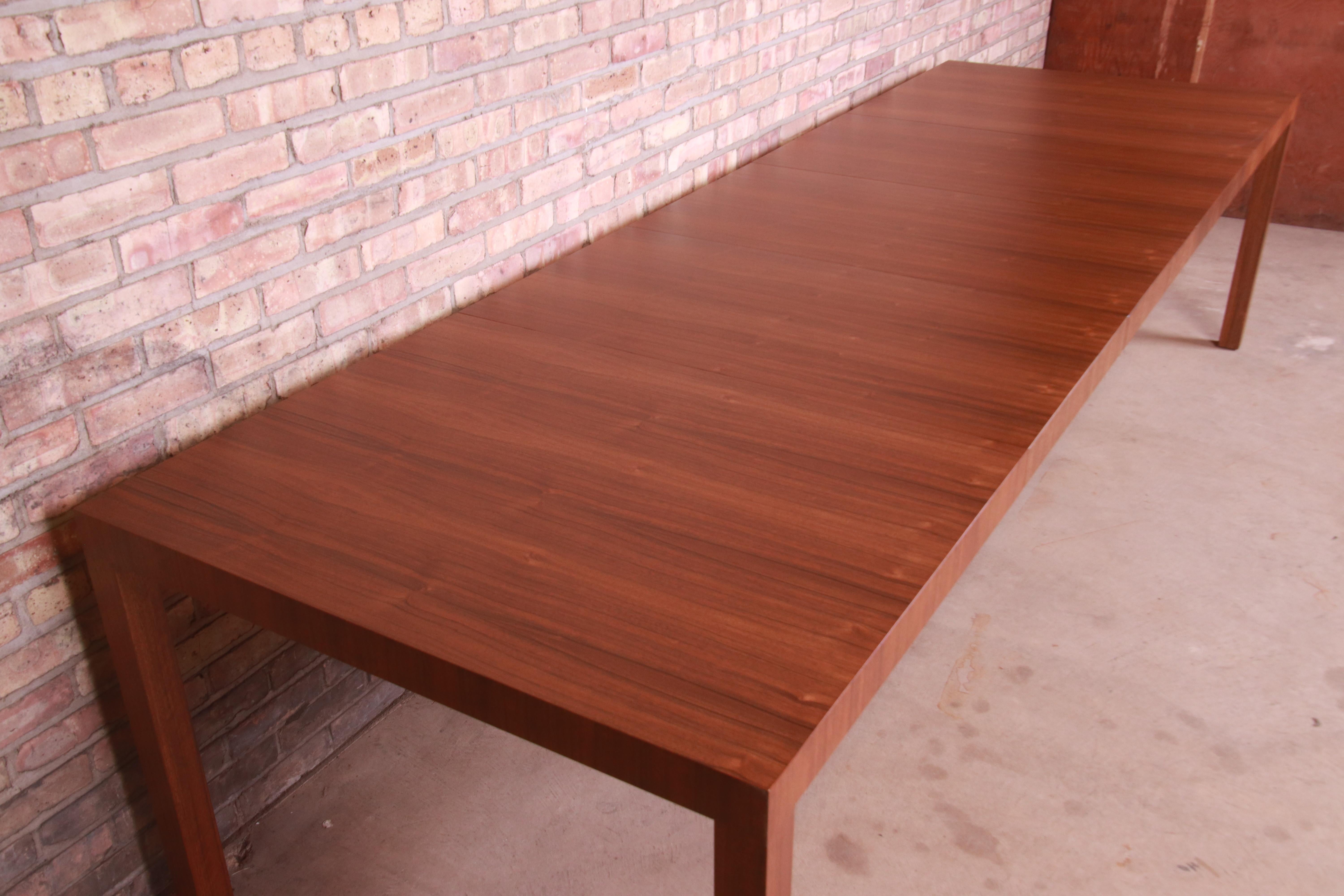 Paul Evans for Directional Paldao Wood Parsons Dining Table, Newly Refinished 3