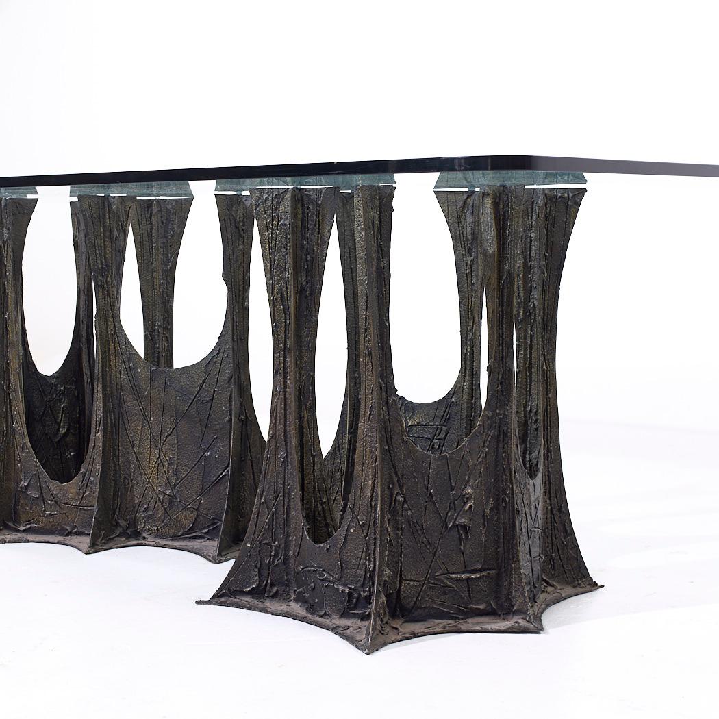Paul Evans para Directional PE-102 Mesa de comedor de bronce estalagmita de mediados de siglo Bronce en venta