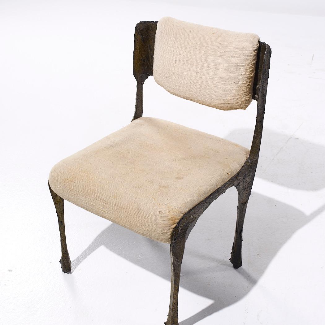 Paul Evans pour Directional PE-105/106 MCM Chaises Stalagmite en bronze - Lot de 6 en vente 3