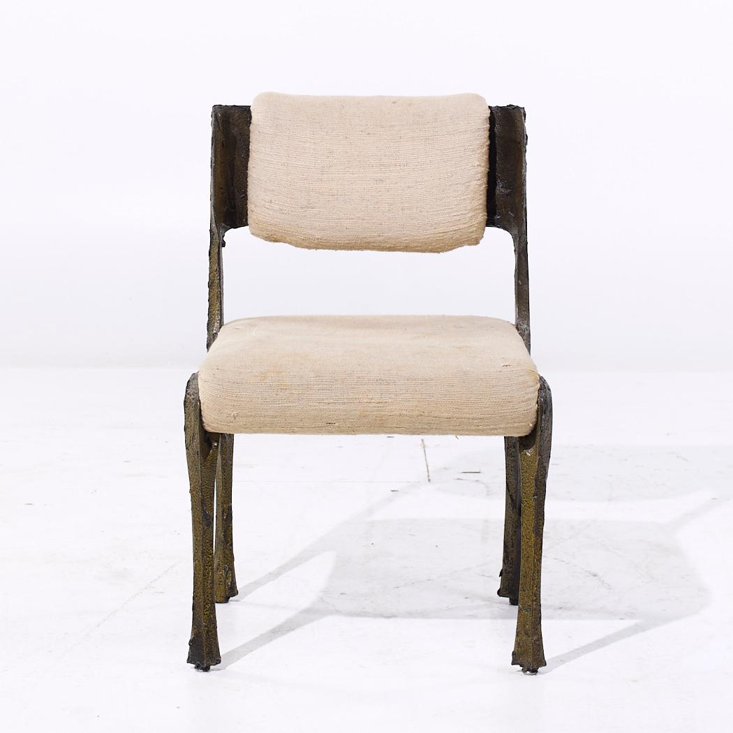 Paul Evans pour Directional PE-105/106 MCM Chaises Stalagmite en bronze - Lot de 6 Bon état - En vente à Countryside, IL