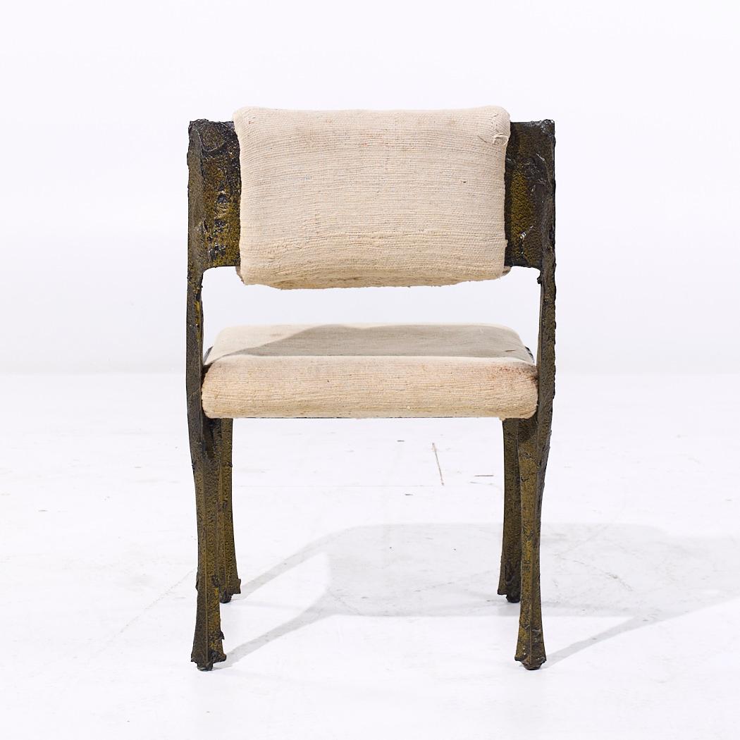 Paul Evans pour Directional PE-105/106 MCM Chaises Stalagmite en bronze - Lot de 6 en vente 1
