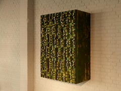 Paul Evans for Paul Evans Studio Early and Rare Loop Cabinet in Verdigris Copper