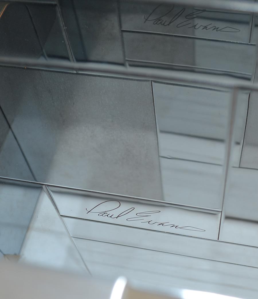 Table basse Cityscape en verre et chrome de Paul Evans pour Directional 1970s en vente 1