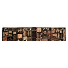 Paul Evans Important "Sculpture Front Cabinet" 1979