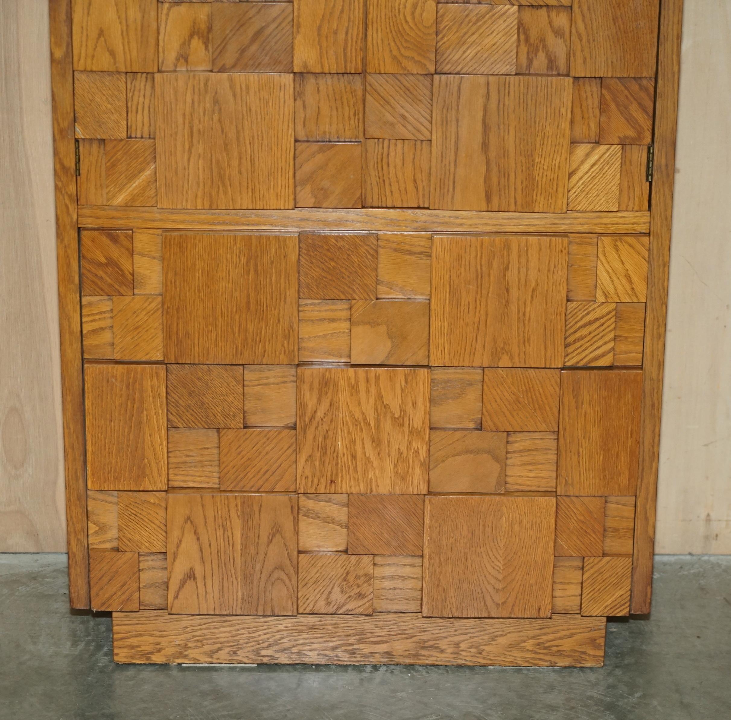 Hand-Crafted Paul Evans Lane Furniture Brutalist Tallboy Cupboard Chest of Drawers Part Suite