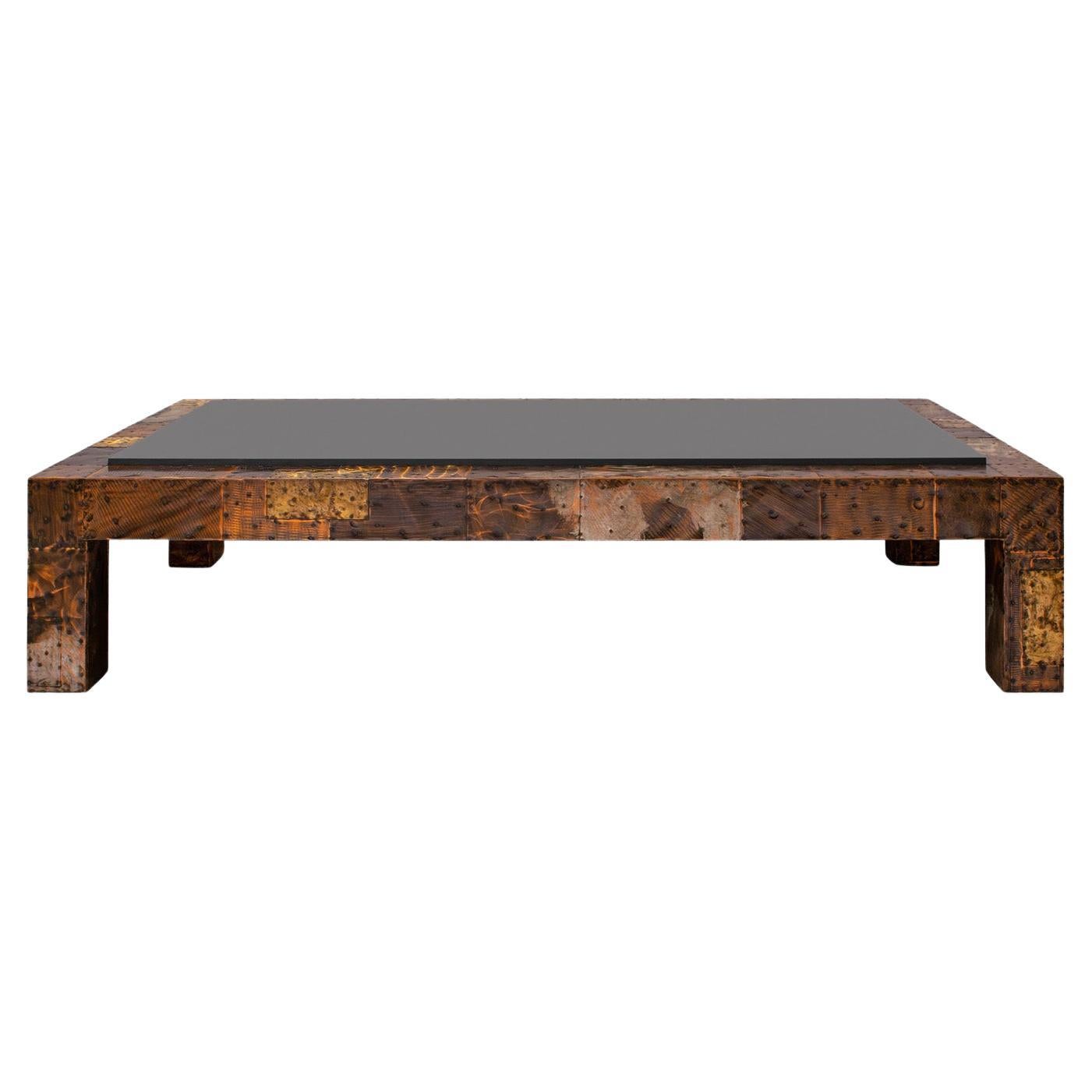 Paul Evans Large and Impressive Patchwork Coffee Table Ca. 1969 For Sale