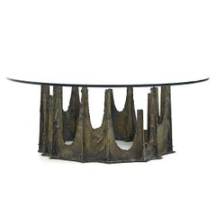 Paul Evans Mid-century 1972 Stalagmite Round Coffee Table