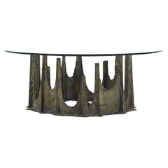 Paul Evans Mid Century 1972 Stalagmit Runde Couchtisch