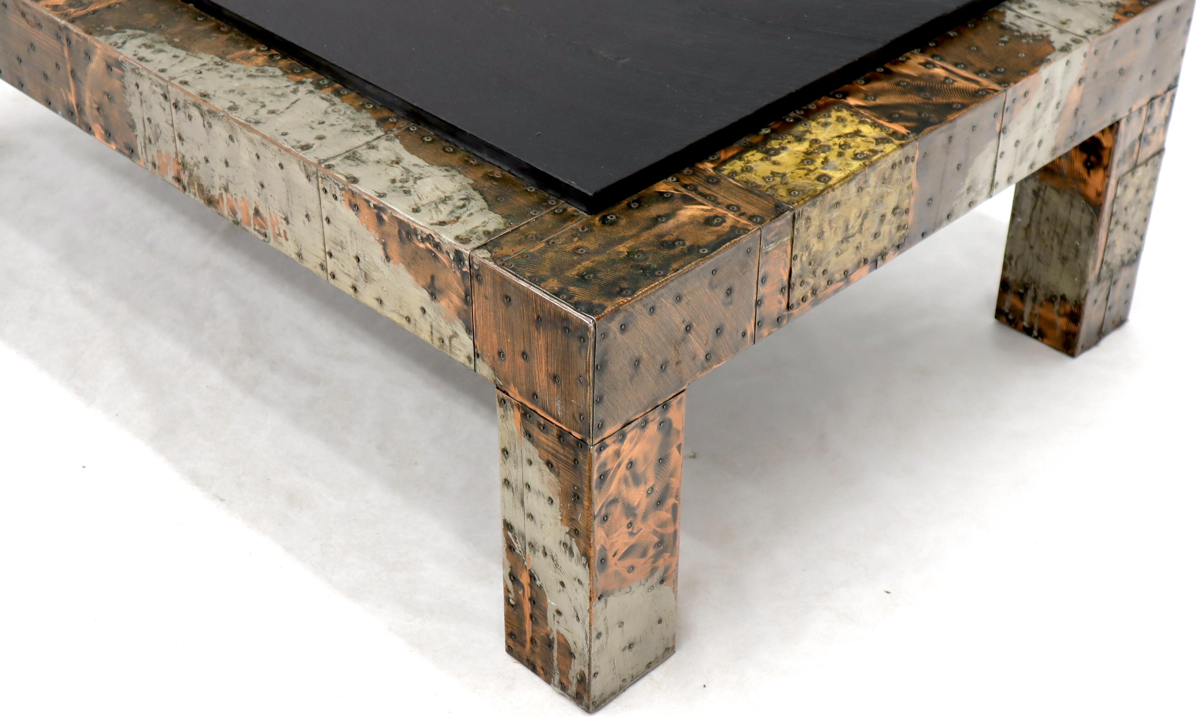 Paul Evans Mid-Century Modern Rectangular Coffee Table with Slate Top 2