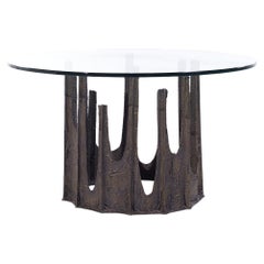 Paul Evans Mid Century Stalagmite Round Dining Table
