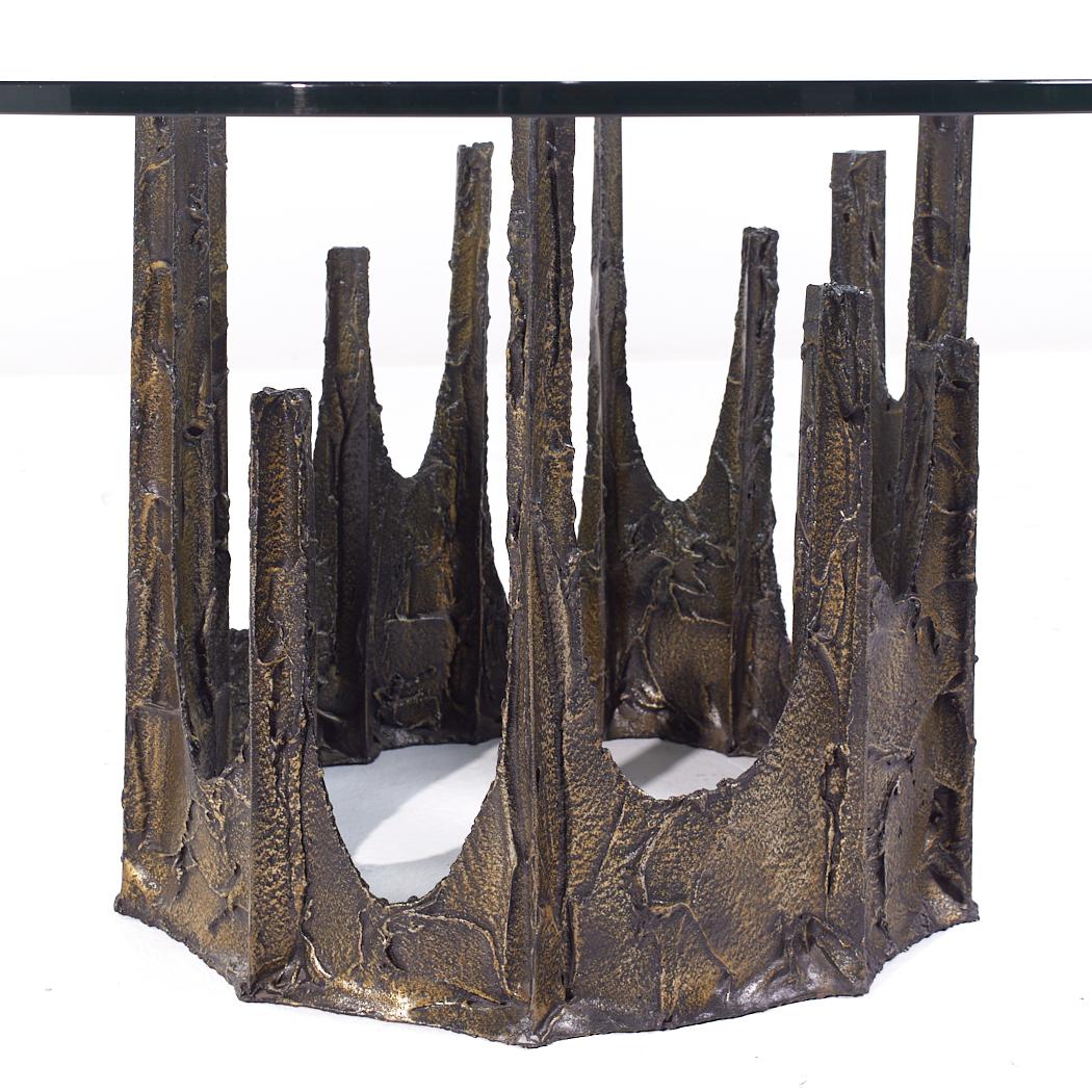 Late 20th Century Paul Evans Mid Century Stalagmite Round Occasional Table For Sale