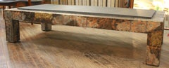 Paul Evans Mixed Metal Coffee Table