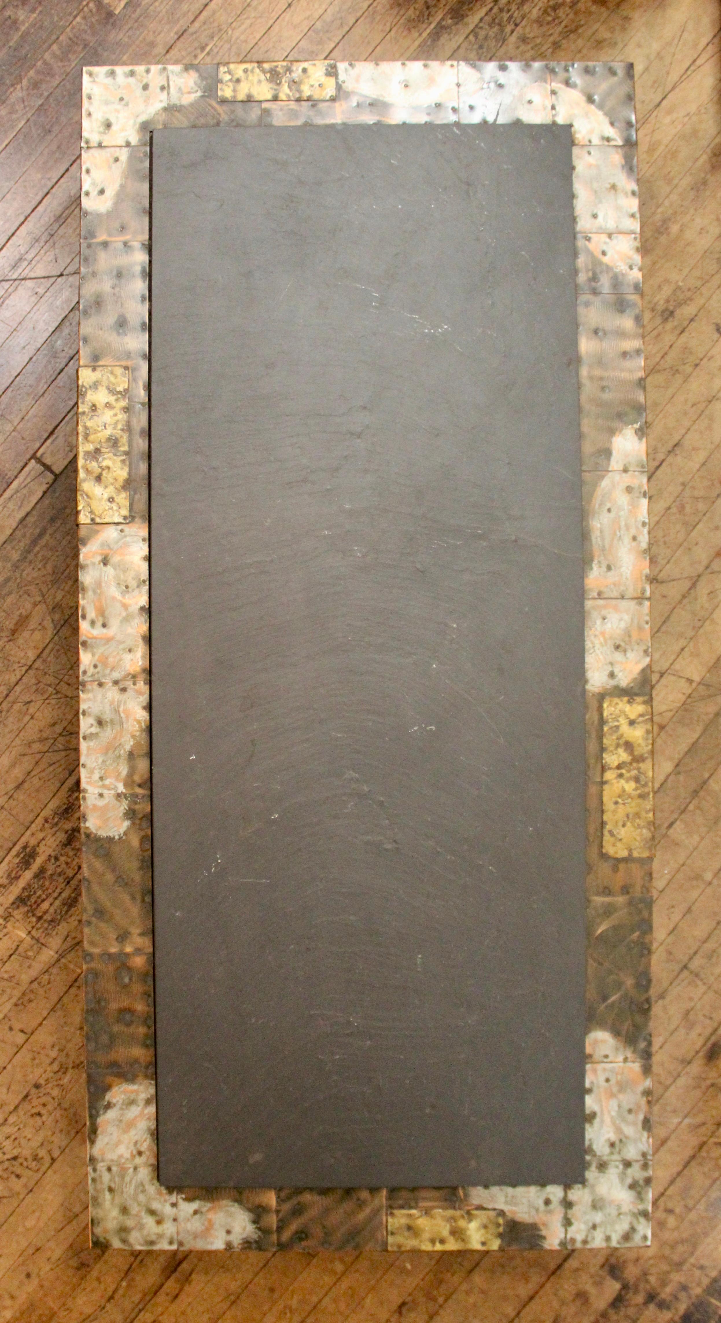 Paul Evans Mixed Metal Coffee Table For Sale 3