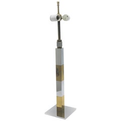 Paul Evans Mixed Metal Skyscraper Table Lamp