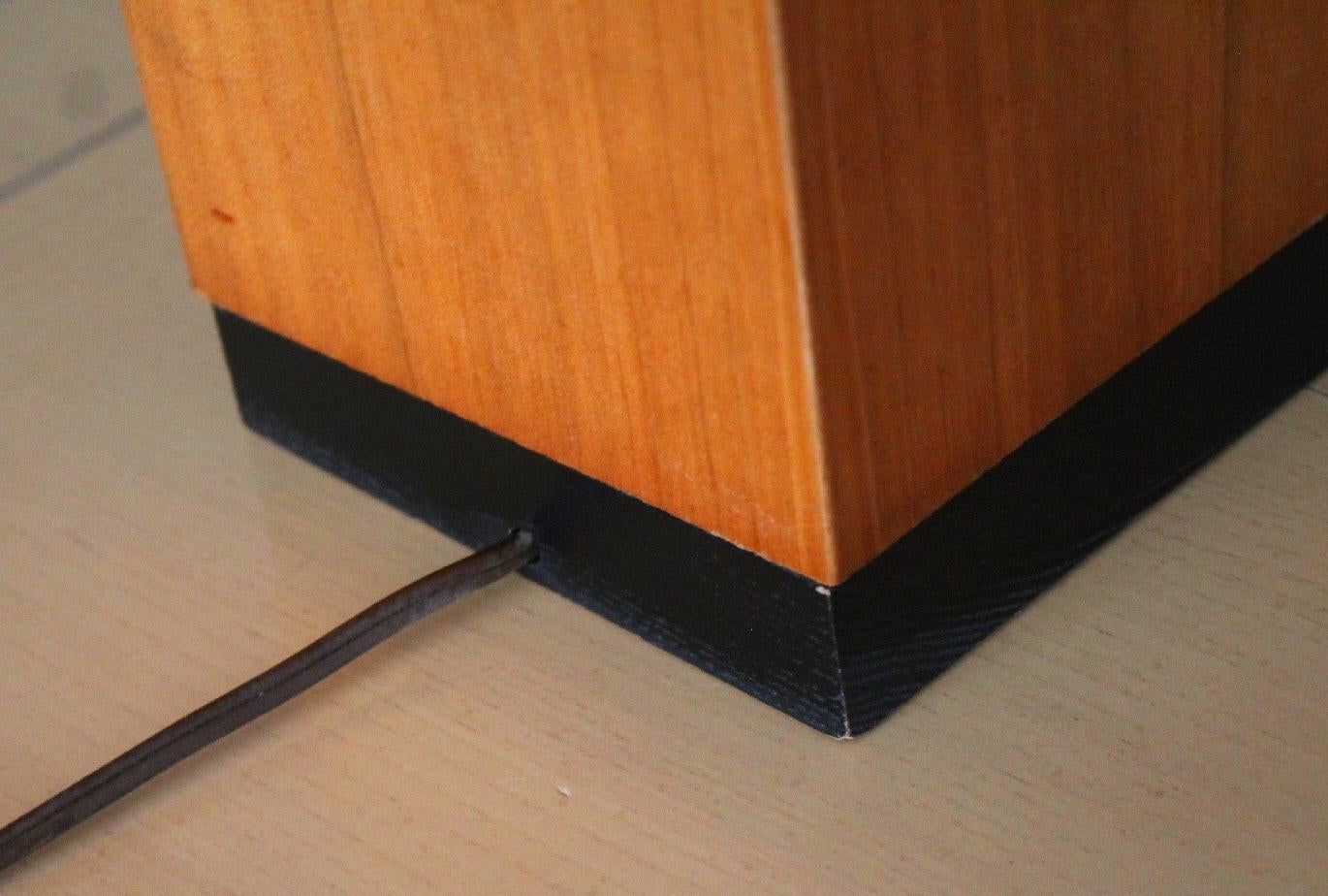 MId Century Moden Paul Evans Ahorn- und Eiche-Tischlampe! Dekorateur im sauberen Design '70 (20. Jahrhundert) im Angebot