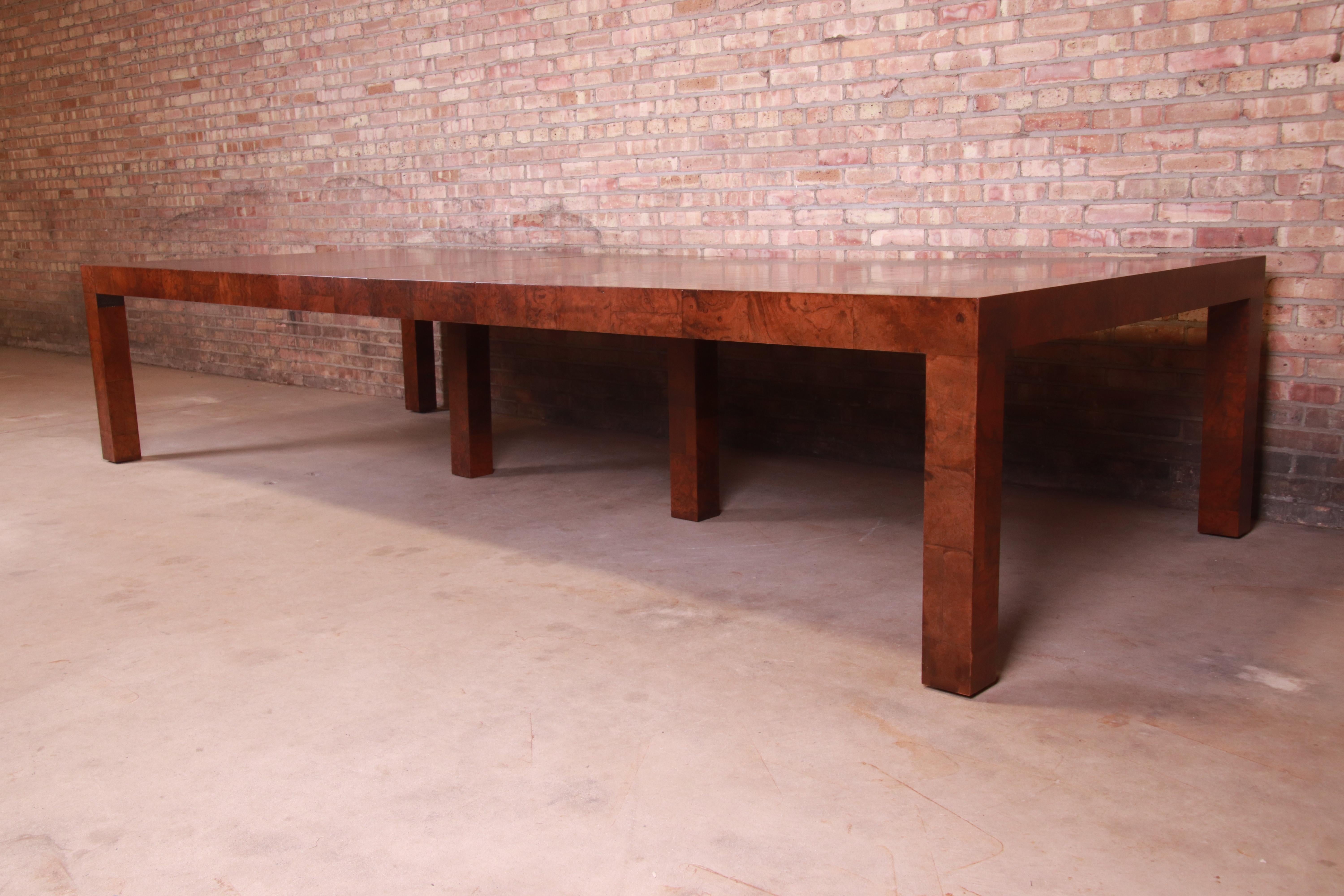 burl wood dining tables for sale
